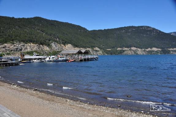 O pier de San Martín de Los Andes, na Argentina